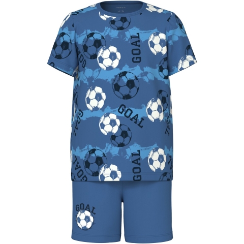 Name It Pyjama set - 2-delig - Noos - NkmNightset - Voetbal - De - Name It - 5-6 jaar (110-116) - Pyjama - Tweedelig