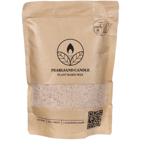 Kaarsenzand Pearlsand candle 400gr zand