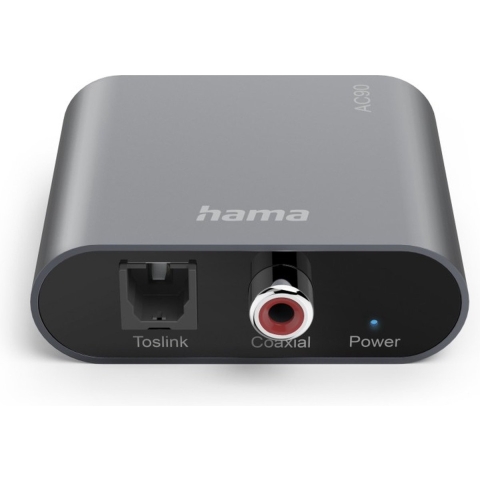 Hama AC90 Audio Converter Digitaal naar Analoog Zilver