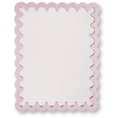 House Vitamin Mirror wavey light pink mdf 33x43x1.5cm