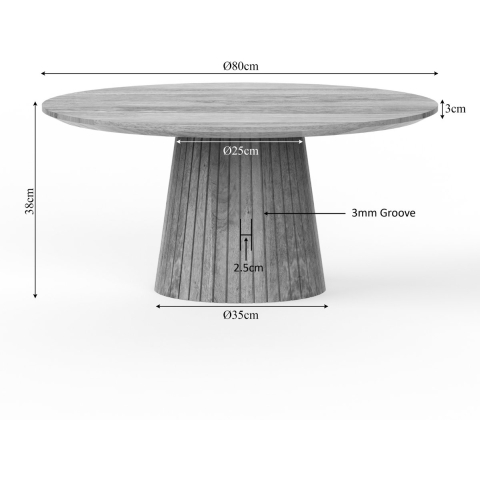 Starfurn salontafel lana - 80x80x38 cm