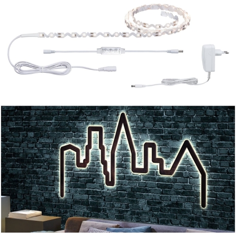 Paulmann FlexLED 3D 78961 LED-strip basisset Met connector (male) 12 V 1.5 m Warmwit 1 stuk(s)