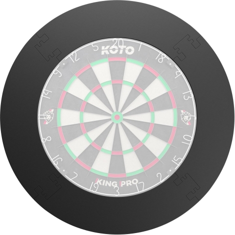 KOTO - 4PCS. Dart Surround Zwart - Dartbord Surround Ring - Economisch & Duurzaam - Beschermd Muren & Dartpunten