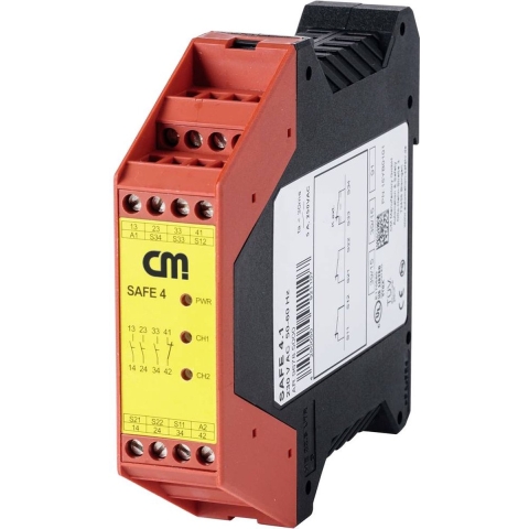 CM Manufactory SAFE 4.1 Veiligheidsrelais Voedingsspanning (num): 230 V/AC 3x NO, 1x NC 1 stuk(s)