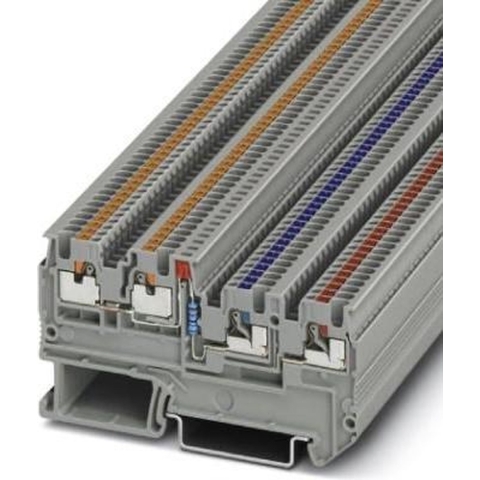 Phoenix Contact 3244423 Initiator- en actuatorklem 3.5 mm Push-Lock-veeraansluiting Grijs 50 stuk(s)