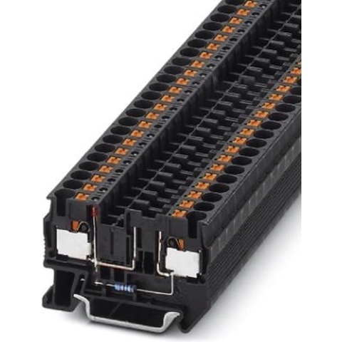 Phoenix Contact 3208951 Zekering-serieklem 6.2 mm Snelaansluiting Zwart 50 stuk(s)