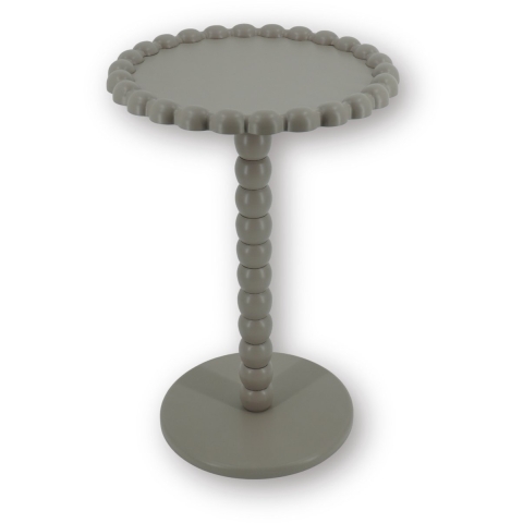 House Vitamin Side table round taupe mdf 38x55cm