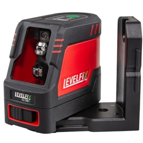 Levelfix CL130G Kruislijnlaser In Koffer - 2 Lijnen - Groen - 30m - IP54