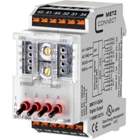 Metz Connect 110886132170 24 V/AC, 24 V/DC 200 mA Aantal uitgangen:4 x Inhoud 1 stuk(s)