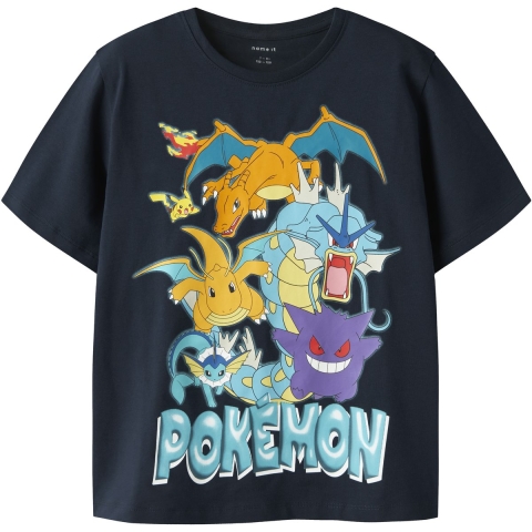 Name It T-Shirt - Noos - NkmMajo - Pokémon - Navy Blazer - Name It - 6 jaar (116) - T-Shirts