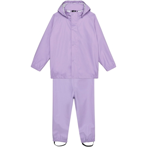 Color Kids Regenkleding m. Bretellen - PU - Purple Rose - Color Kids - 6 jaar (116) - Regenkleding