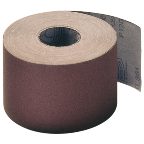 Klingspor Schuurpapierrol | 100 mm korreling 60 | voor metaal | korund | 1 stuk - 3915 3915