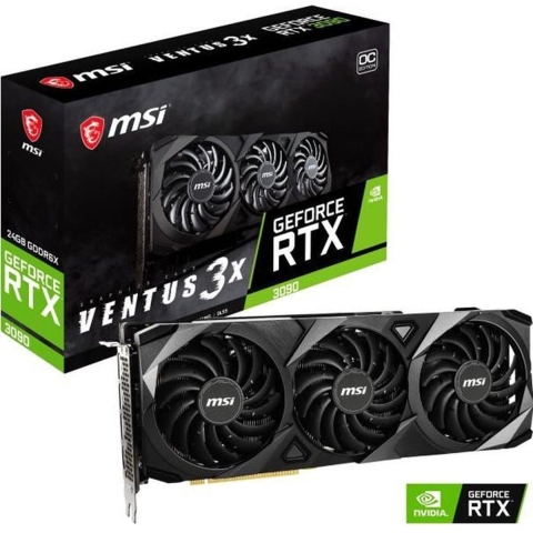 MSI GeForce RTX 3090 Ventus 3X 24G OC | 24 GB GDDR6X
