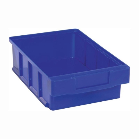 LA-KA-PE Stellingbak | L300xB186xH83mm | blauw polypropyleen | 8 stuks - VKB 300/186 BLAU VKB 300/186 BLAU