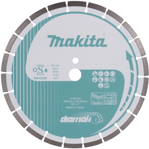 Makita D-80123 Diamantschijf segment 300mm