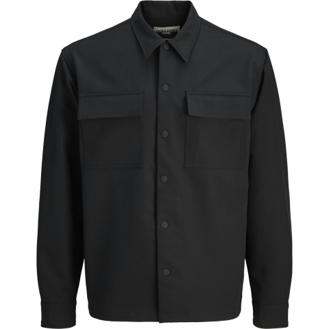 Jack & Jones Overhemd - JcoPoint - Pendelen Travel Shirt - Black - Jack & Jones - 16 jaar (176) - Overhemd