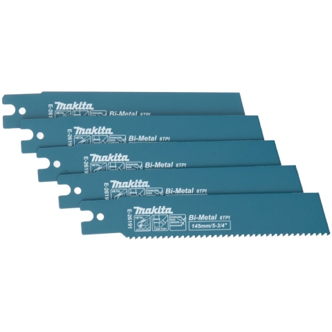 Makita E-26191 Reciprozaagblad recht voor staal 120mm VE=5