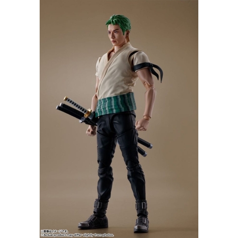 Verzamelaarsbeeldje Bandai One Piece S.H. Figuarts Roronoa Zoro (Netflix)