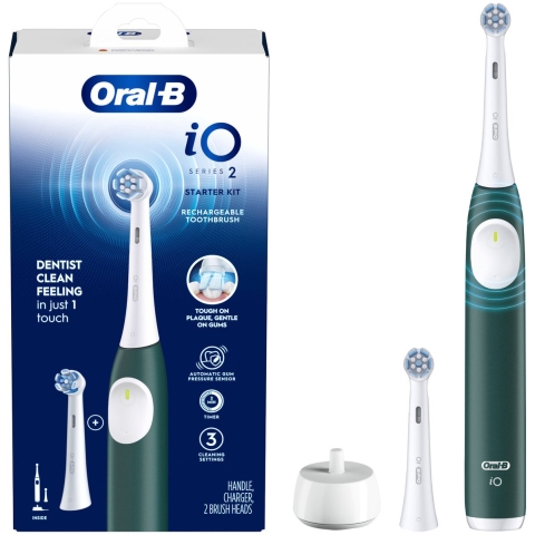 Oral-B Braun Oral-B iO Series 2 mit Reiseetui F 615204 Elektrische tandenborstel Groen