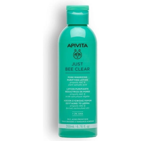 Apivita Just Bee Clear Porieverkleinende Zuiverende Lotion | 200 ml