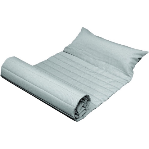 Unique Living ligbedkussen bliss outdoor dark grey -180x60cm