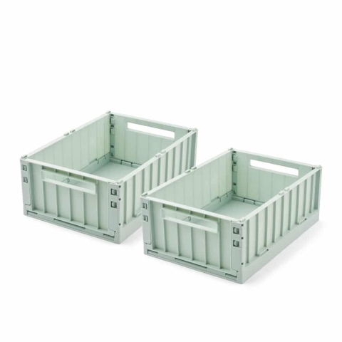 Liewood Vouwbare box - 36x25x13,5 - Medium+ - 2-pack - Light Pep - Liewood - OneSize - Vouwbare box