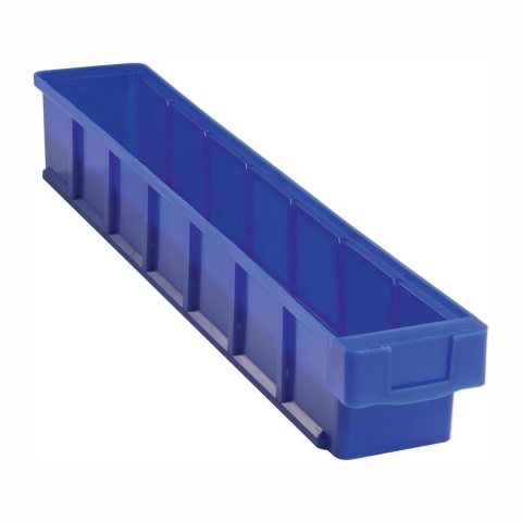 LA-KA-PE Stellingbak | L600xB93xH83mm | blauw polypropyleen | 16 stuks - VKB 600/93 BLAU VKB 600/93 BLAU