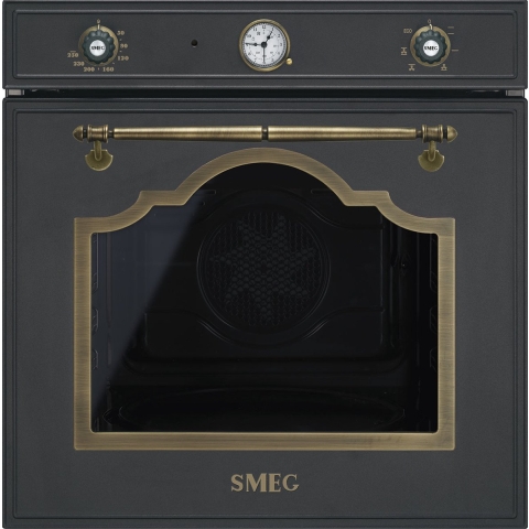 Smeg Classic SF700AO - Elektrische oven 3000 W 70 l - Convectie koken Grill Antraciet
