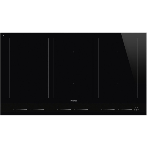 Smeg Linea SIM1963D - Ingebouwd Inductiekookplaat - 6 zones - Zwart 90 cm