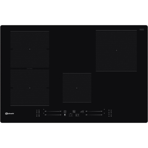 BAUKNECHT BS2977FAL - Inductiekookplaat - 4 zones 1 Flexi Space - Zwart