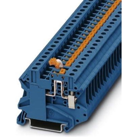 Phoenix Contact 3046265 Doorgangsserieklem 6.2 mm Schroeven Blauw 50 stuk(s)