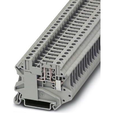 Phoenix Contact 3046168 Doorgangsserieklem 6.2 mm Schroeven Grijs 50 stuk(s)