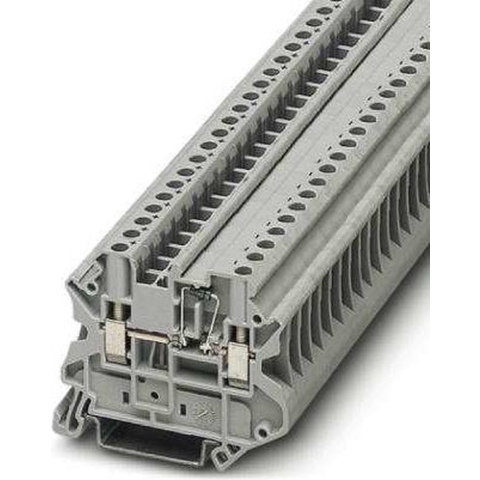 Phoenix Contact 3046210 Doorgangsserieklem 6.2 mm Schroeven Grijs 50 stuk(s)