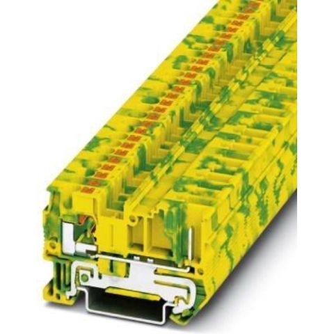 Phoenix Contact 3211942 Aardklem 6.2 mm Push-Lock-veeraansluiting Groen, Geel 50 stuk(s)