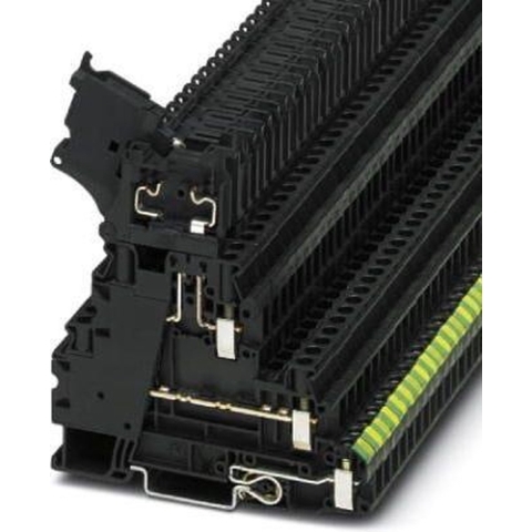 Phoenix Contact 3214320 Zekeringsdoorvoerklem 6.2 mm Schroeven Zwart 50 stuk(s)