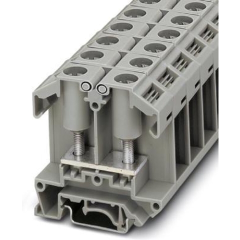 Phoenix Contact 0790491 Doorgangsklem 18 mm Boutaansluiting Grijs 50 stuk(s)