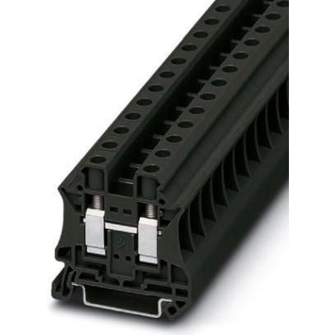 Phoenix Contact 3046320 Doorgangsserieklem 10.2 mm Schroeven Zwart 50 stuk(s)