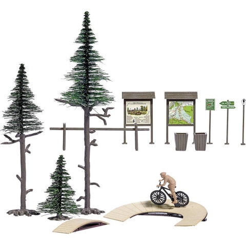 Busch 1838 H0 mountainbiker Bouwpakket