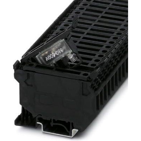 Phoenix Contact 3004155 Zekering-serieklem 8.2 mm Schroeven Zwart 50 stuk(s)