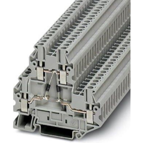 Phoenix Contact 3046689 Componentenserieklem 5.2 mm Schroeven Grijs 50 stuk(s)