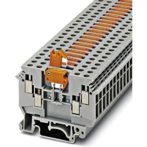 Phoenix Contact 2775265 Doorgangsserieklem 6.2 mm Schroeven Grijs 50 stuk(s)