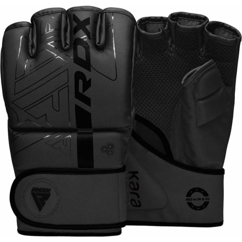 RDX Sports F6 Kara MMA Grappling Gloves - Zwart - S