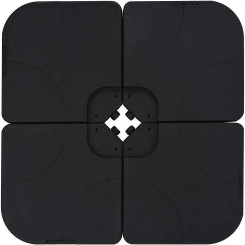 4gardenz ® verzwaringsset parasolvoet voor zweefparasols vulbaar tot 80 kg