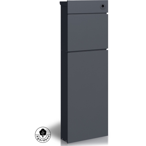 4gardenz ® brievenbus staand brievenbus staal met slot -