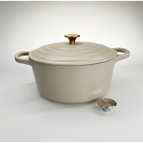 Relance Redelaar braadpan gietijzer 26cm mat light-sandy beach