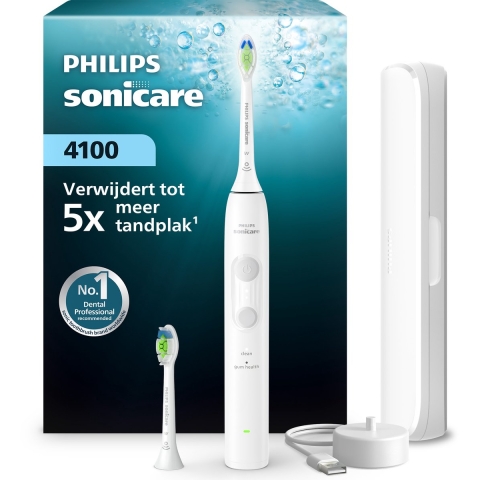 Philips Sonicare 4100 Series HX4044/41 Wit