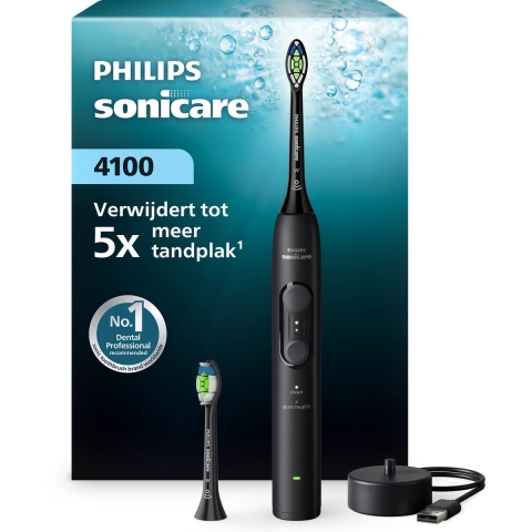 Philips Sonicare 4100 Series HX4042/52 Zwart