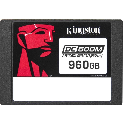 Kingston Technology 960G DC600M (gemengd gebruik) 2,5 inch Enterprise SATA SSD