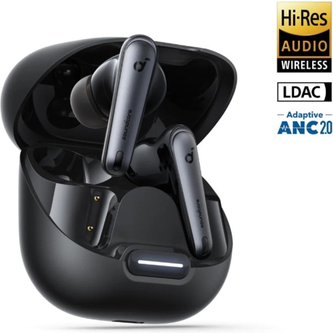 Anker Liberty 4 NC Hoofdtelefoons Draadloos In-ear Muziek USB Type-C Bluetooth Zwart