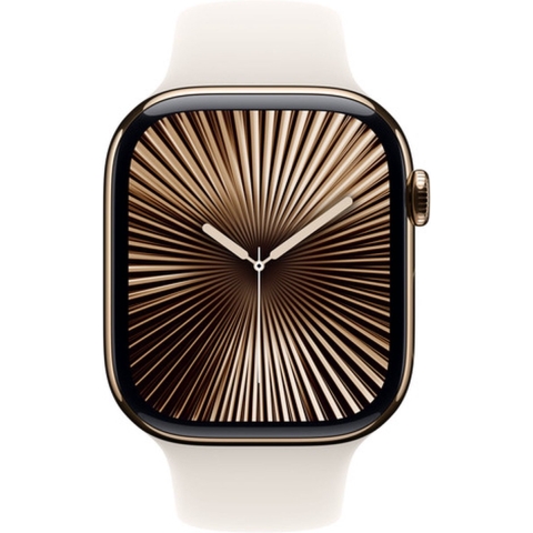 Apple Watch 10 46mm GPS+4G Titan Sport - S/M goud/sterrenhemel